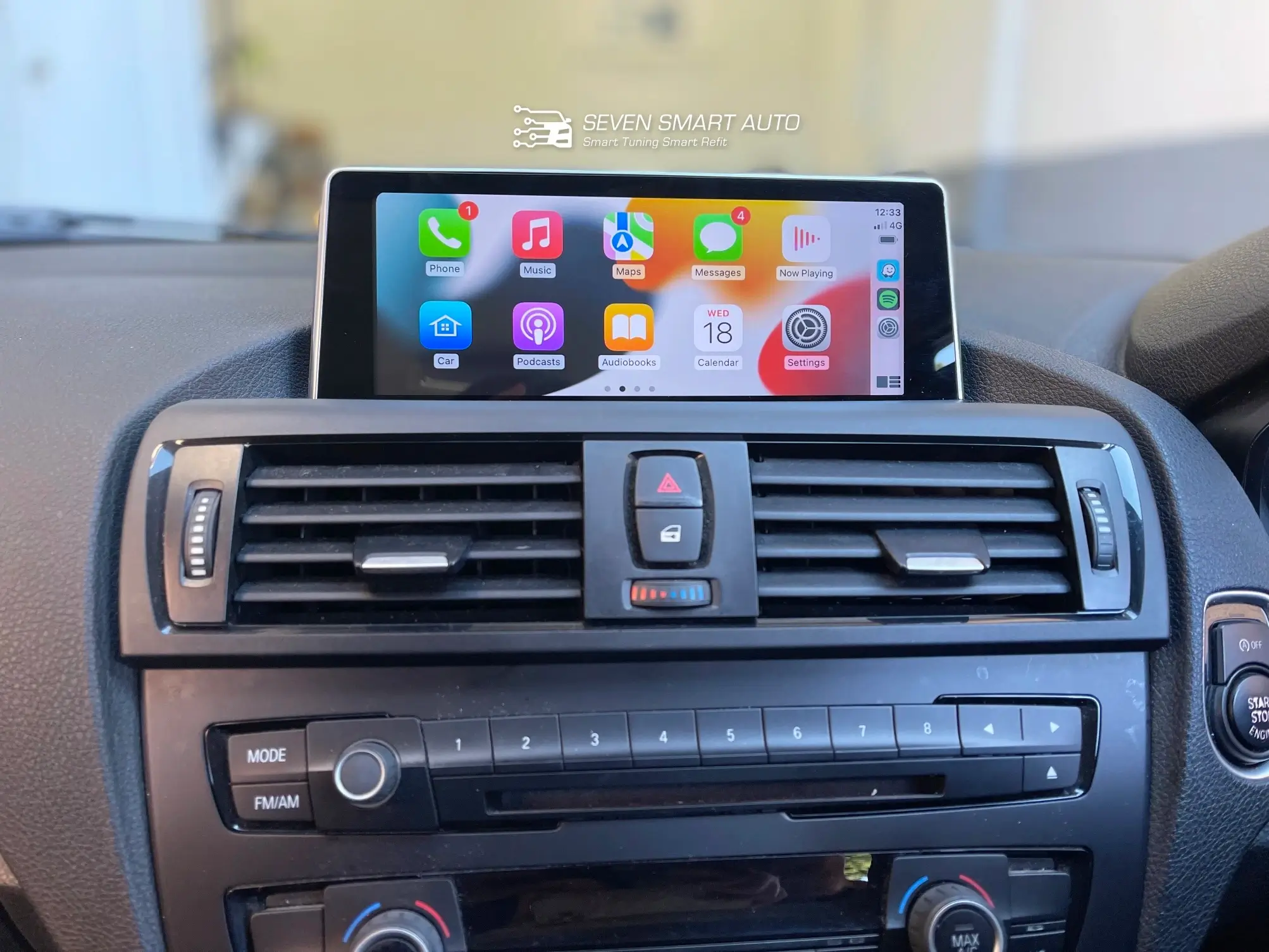 BMW 1 Series F20 10″ Touch Screen CarPlay Android Auto Infotainment System