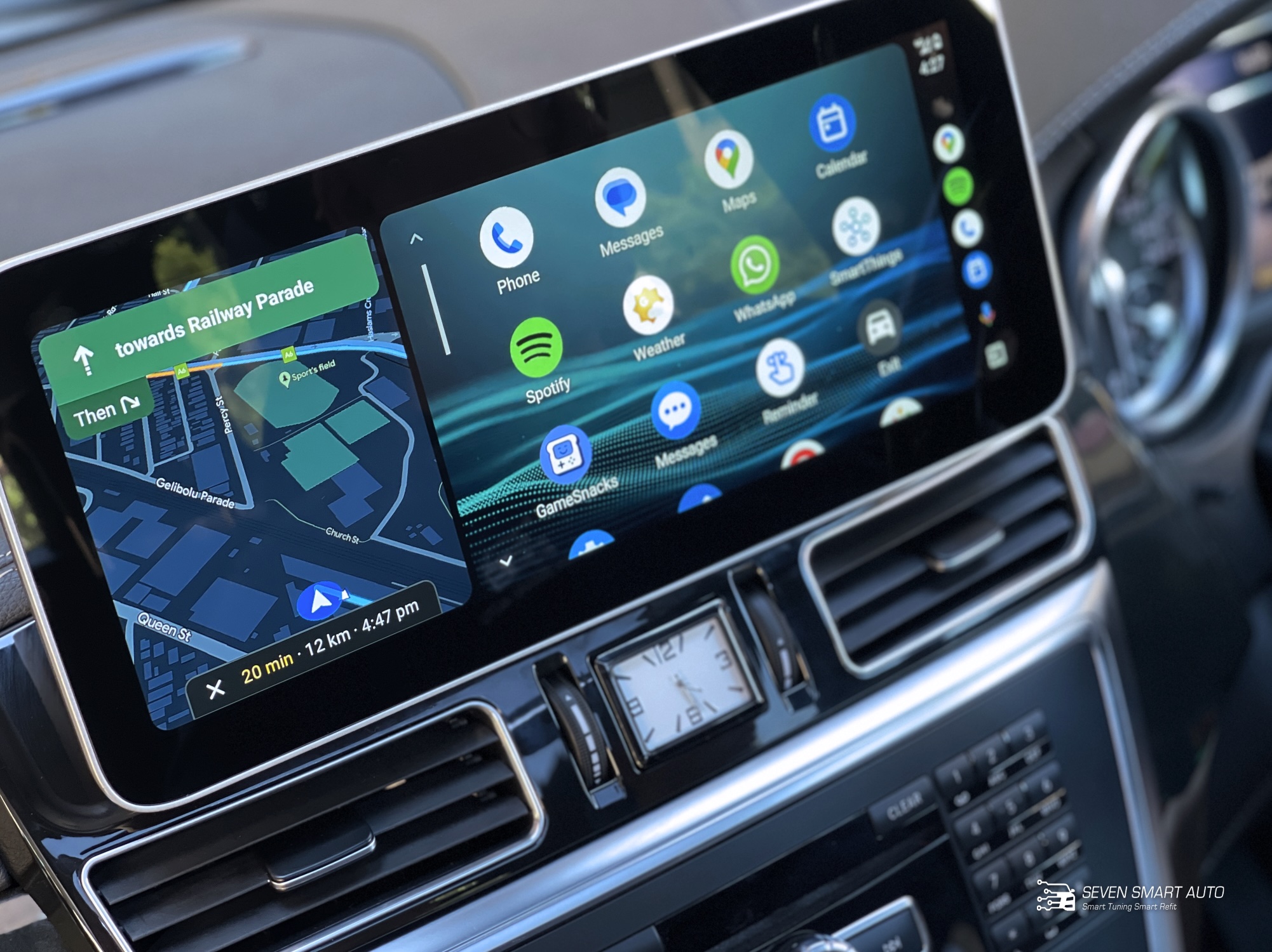 mercedes ML GL 12.8 inch W166/X166 12-15 carplay android auto infotainment