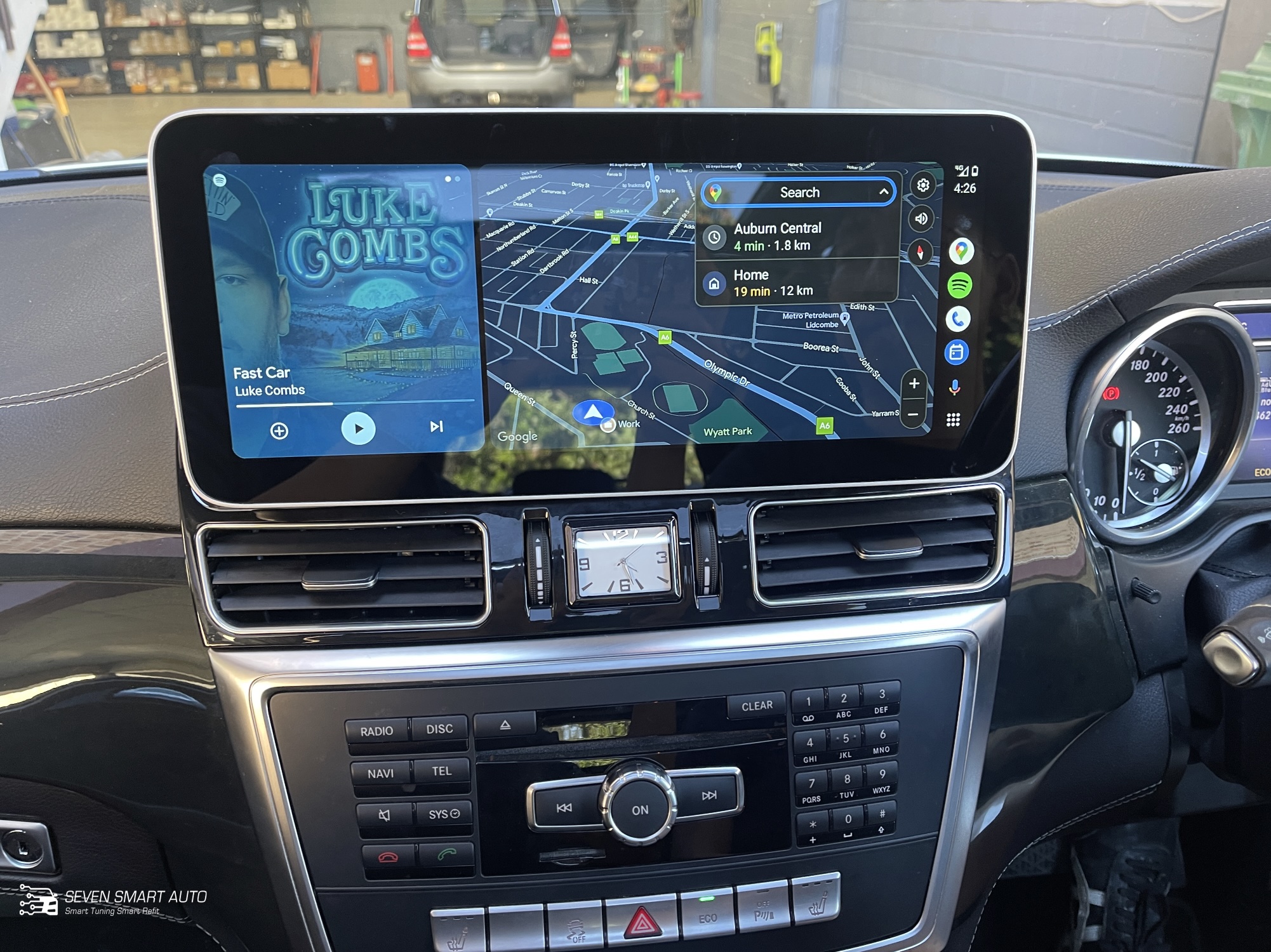 mercedes ML GL 12.8 inch W166/X166 12-15 carplay android auto infotainment