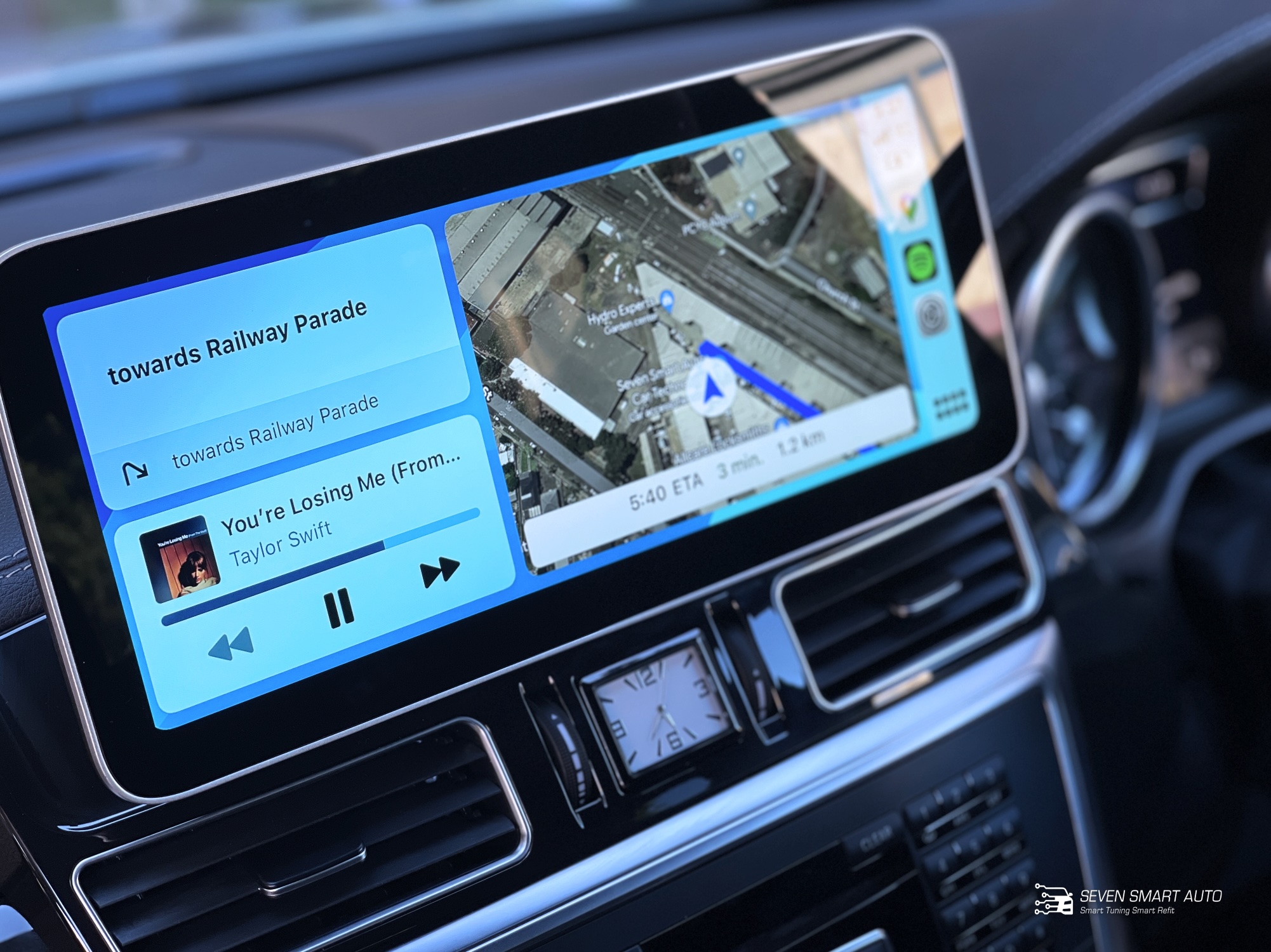 mercedes ML GL 12.8 inch W166/X166 12-15 carplay android auto infotainment