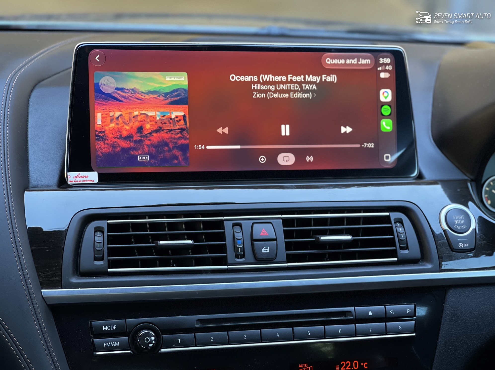 BMW 6 F06 F11 F12 F13 10-18 12.8" Touchscreen carplay android auto infotainment
