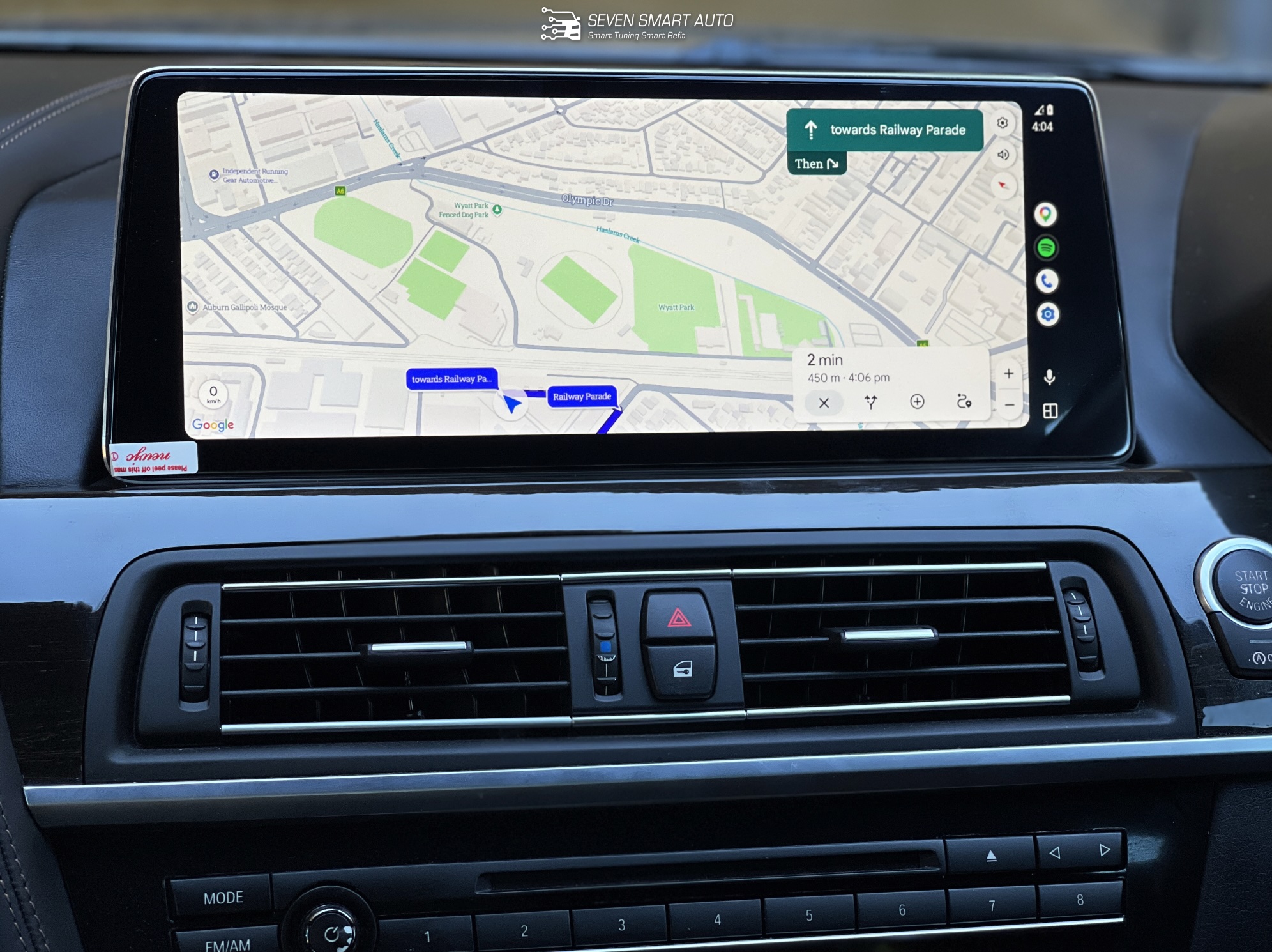 BMW 6 F06 F11 F12 F13 10-18 12.8" Touchscreen carplay android auto infotainment