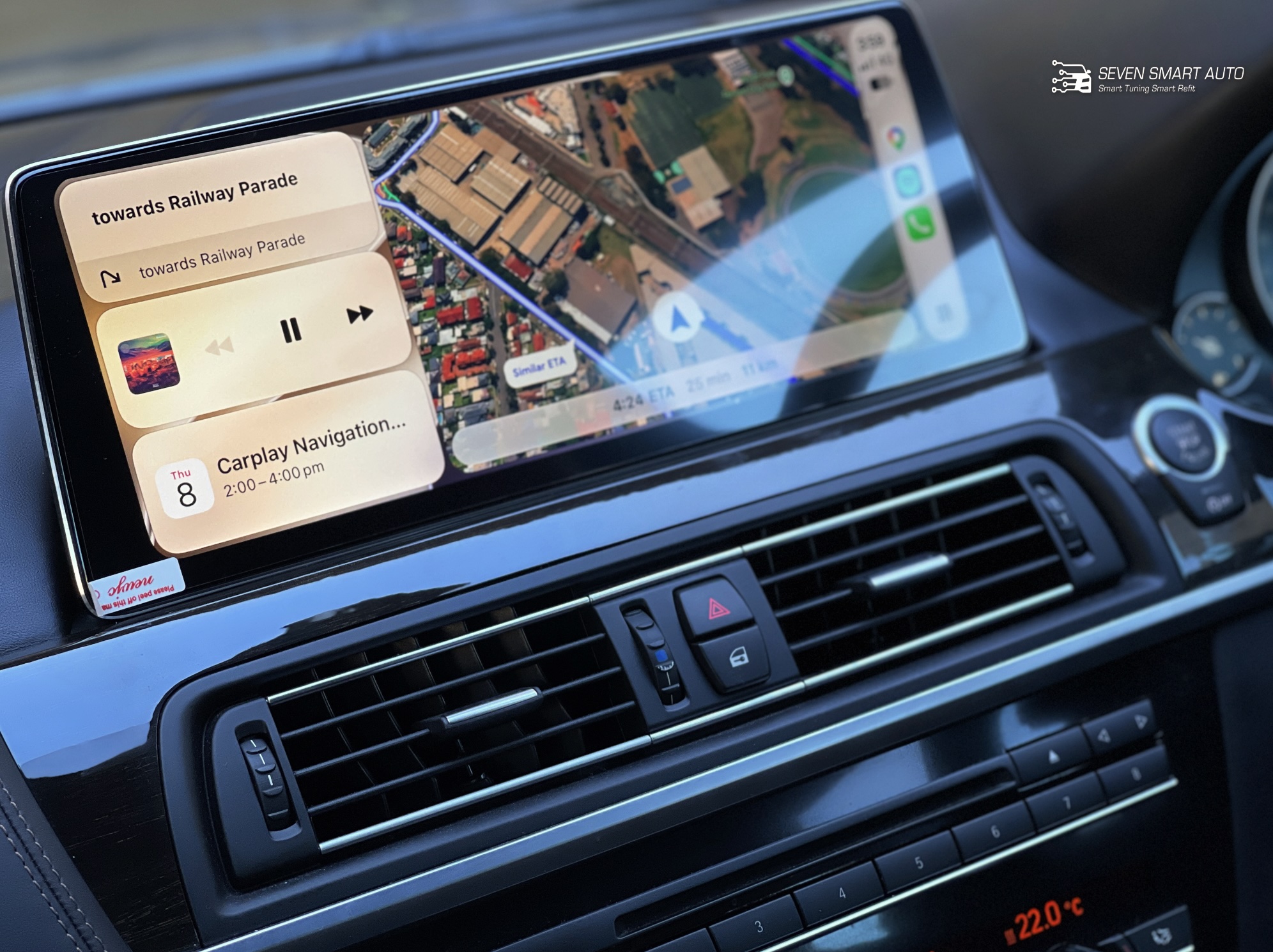 BMW 6 F06 F11 F12 F13 10-18 12.8" Touchscreen carplay android auto infotainment