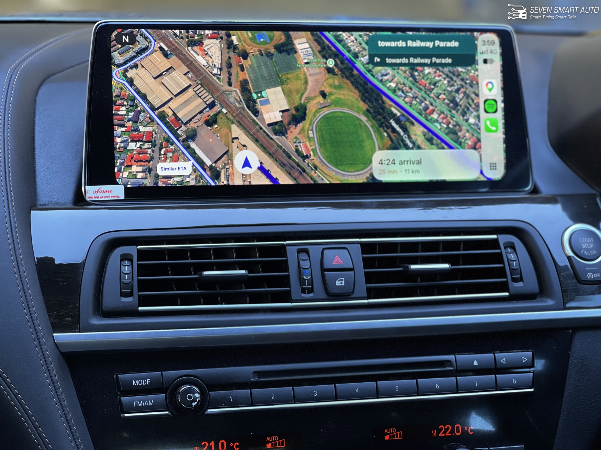 BMW 6 F06 F11 F12 F13 10-18 12.8" Touchscreen carplay android auto infotainment