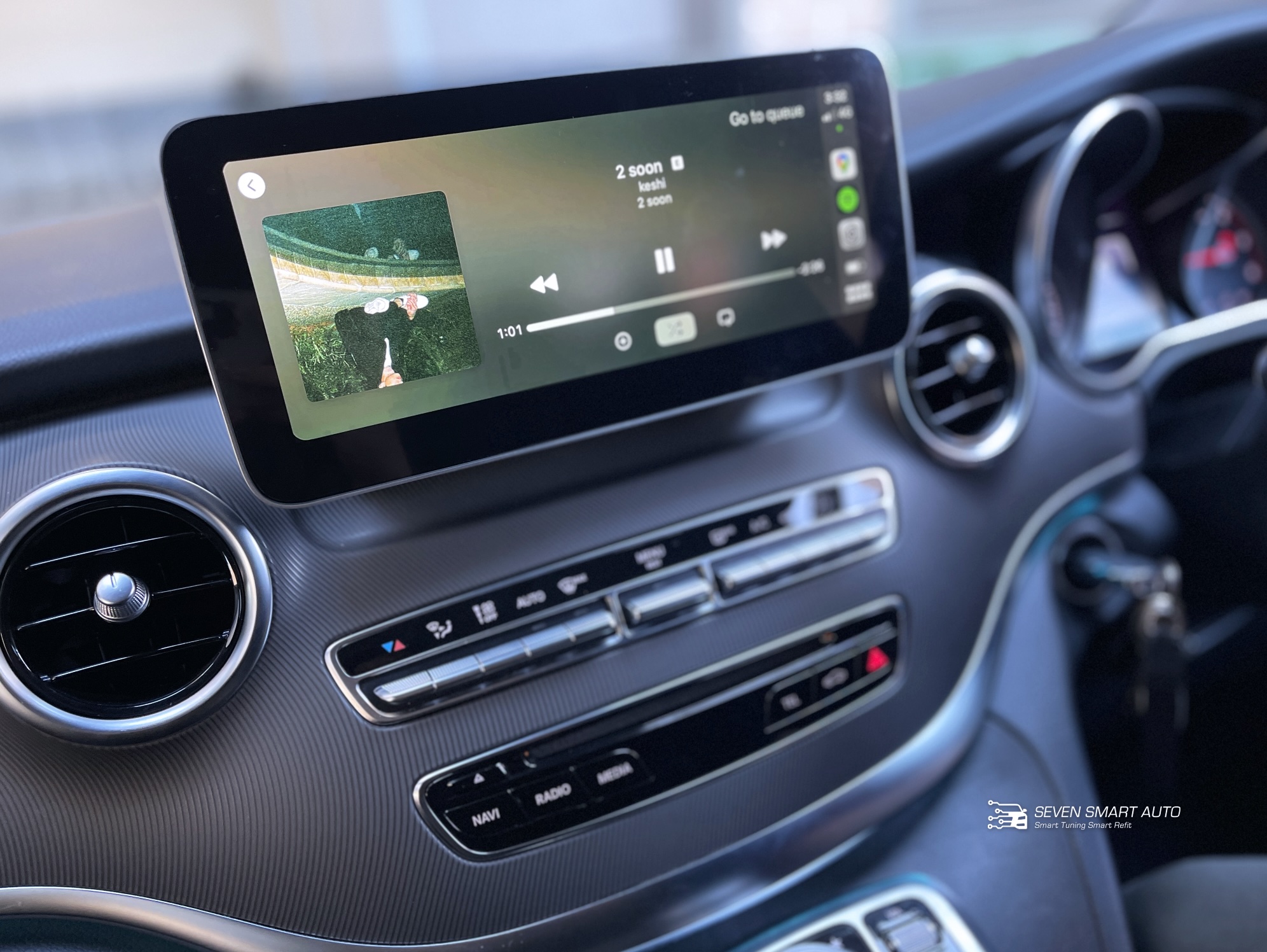 mercedes vito w447 15-20 10.25" touchscreen carplay android auto infotainment