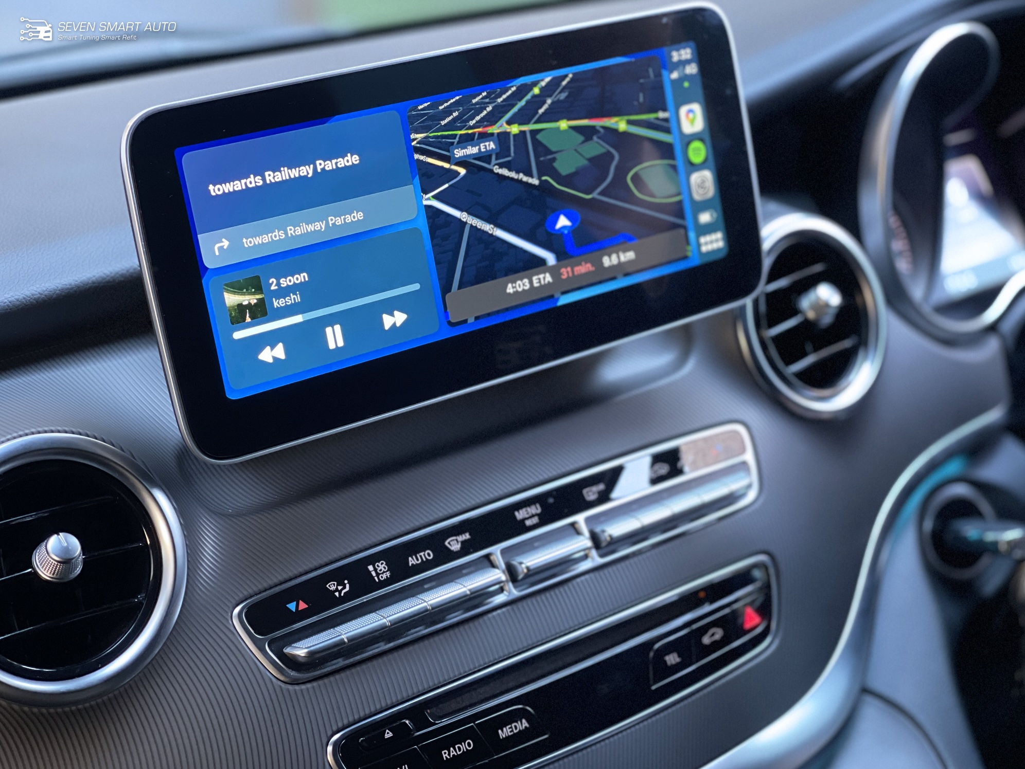 mercedes vito w447 15-20 10.25" touchscreen carplay android auto infotainment