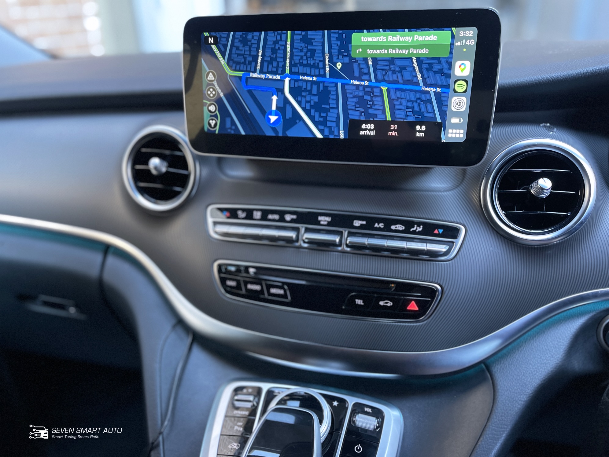mercedes vito w447 15-20 10.25" touchscreen carplay android auto infotainment