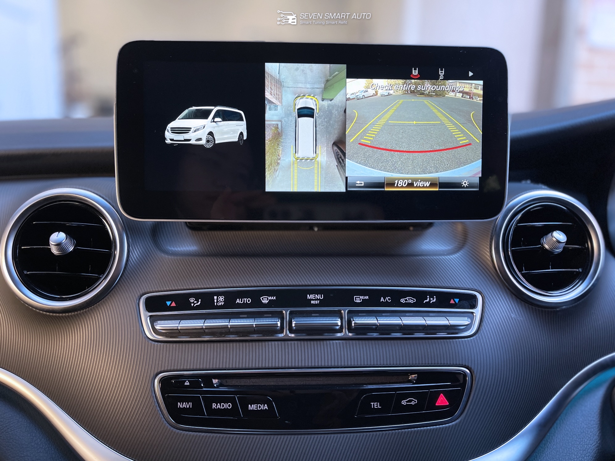 mercedes vito w447 15-20 10.25" touchscreen carplay android auto infotainment