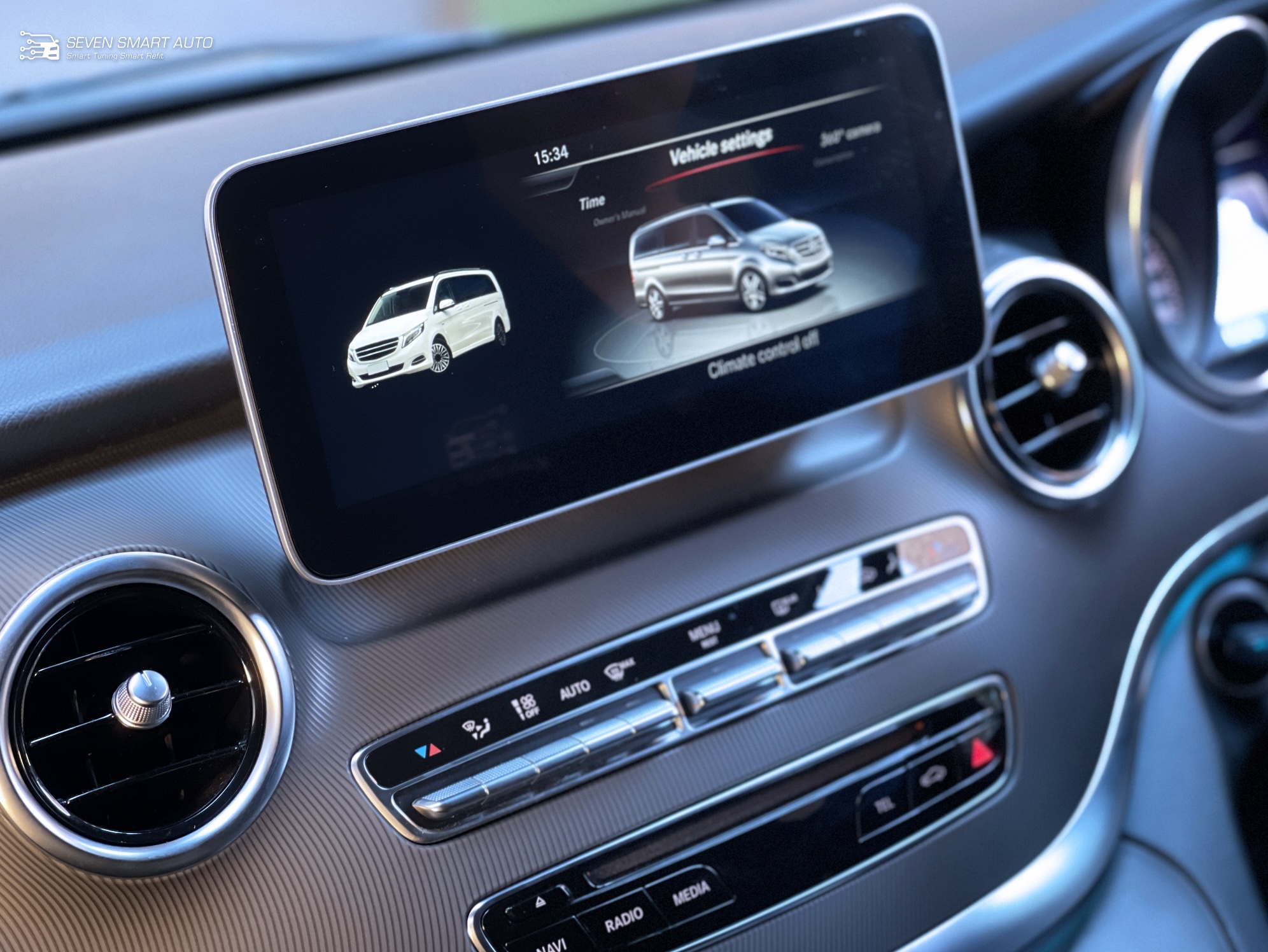 mercedes vito w447 15-20 10.25" touchscreen carplay android auto infotainment